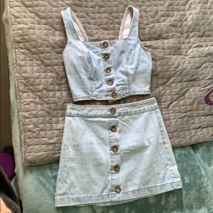 Forever 21 denim set